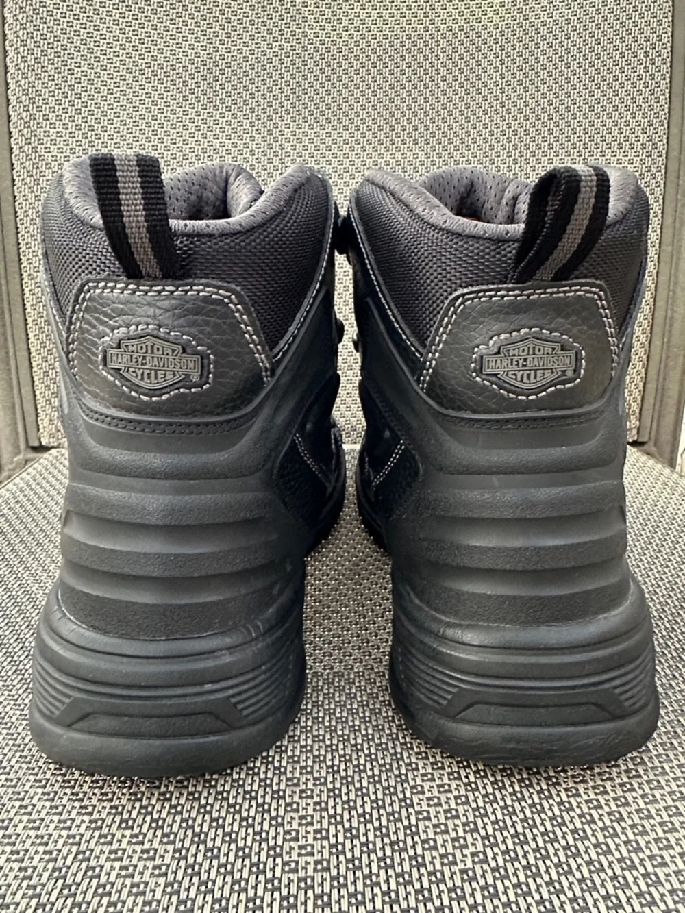Harley-Davidson Black Men's Lace-Up Motorcycle Boots Size 11 - Picture 3 of 10